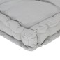 vidaXL Cojines para muebles de palets 2 unidades algodón gris vidaXL Cojines para muebles de palets 2 unidades algodón gris