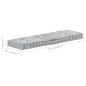 vidaXL Cojines para muebles de palets 2 unidades algodón gris vidaXL Cojines para muebles de palets 2 unidades algodón gris