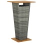 vidaXL Conjunto de bar para jardín 5 piezas gris vidaXL Conjunto de bar para jardín 5 piezas gris