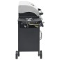vidaXL Barbacoa grill de gas 4+1 quemadores negra y plateada vidaXL Barbacoa grill de gas 4+1 quemadores negra y plateada