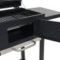 vidaXL Horno para pizza y barbacoa al aire libre 3 en 1 negro vidaXL Horno para pizza y barbacoa al aire libre 3 en 1 negro
