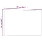 vidaXL Pizarra magnética de pared vidrio templado negro 80x50 cm vidaXL Pizarra magnética de pared vidrio templado negro 80x50 cm
