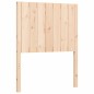 vidaXL Estructura de cama individual con cabecero madera maciza vidaXL Estructura de cama individual con cabecero madera maciza