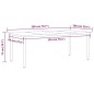 vidaXL Juego de comedor de jardín 9 piezas negro vidaXL Juego de comedor de jardín 9 piezas negro