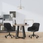vidaXL Sillas de comedor giratorias 2 uds terciopelo negro vidaXL Sillas de comedor giratorias 2 uds terciopelo negro
