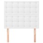 vidaXL Cabeceros 2 unidades de cuero sintético blanco 80x5x78/88 cm vidaXL Cabeceros 2 unidades de cuero sintético blanco 80x5x78/88 cm