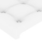 vidaXL Cabeceros 2 unidades de cuero sintético blanco 80x5x78/88 cm vidaXL Cabeceros 2 unidades de cuero sintético blanco 80x5x78/88 cm