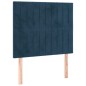 vidaXL Cabeceros 2 unidades de terciopelo azul oscuro 90x5x78/88 cm vidaXL Cabeceros 2 unidades de terciopelo azul oscuro 90x5x78/88 cm