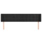vidaXL Cabecero de terciopelo negro 163x16x78/88 cm vidaXL Cabecero de terciopelo negro 163x16x78/88 cm