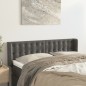 vidaXL Cabecero de terciopelo gris oscuro 147x16x78/88 cm vidaXL Cabecero de terciopelo gris oscuro 147x16x78/88 cm