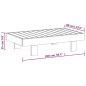 vidaXL Muebles de jardín madera maciza 5 pzas con cojines blanco crema vidaXL Muebles de jardín madera maciza 5 pzas con cojines blanco crema