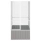 vidaXL Jaula de pájaros acero galvanizado gris 111x107x211,5 cm vidaXL Jaula de pájaros acero galvanizado gris 111x107x211,5 cm