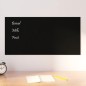 vidaXL Pizarra magnética de pared vidrio templado negro 80x40 cm vidaXL Pizarra magnética de pared vidrio templado negro 80x40 cm