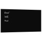 vidaXL Pizarra magnética de pared vidrio templado negro 80x40 cm vidaXL Pizarra magnética de pared vidrio templado negro 80x40 cm