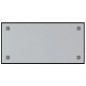 vidaXL Pizarra magnética de pared vidrio templado negro 80x40 cm vidaXL Pizarra magnética de pared vidrio templado negro 80x40 cm