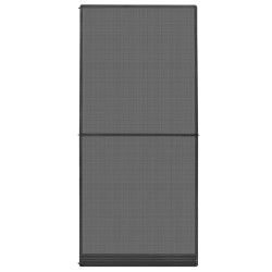 vidaXL Mosquitera con bisagras para puertas antracita 100x215 cm