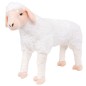 vidaXL Oveja de peluche de pie blanca XXL vidaXL Oveja de peluche de pie blanca XXL