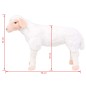 vidaXL Oveja de peluche de pie blanca XXL vidaXL Oveja de peluche de pie blanca XXL