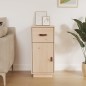 vidaXL Aparador de madera maciza de pino 34x40x75 cm