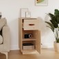 vidaXL Aparador de madera maciza de pino 34x40x75 cm