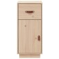 vidaXL Aparador de madera maciza de pino 34x40x75 cm