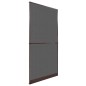 vidaXL Mosquitera con bisagras para puertas marrón 100x215 cm vidaXL Mosquitera con bisagras para puertas marrón 100x215 cm