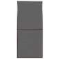 vidaXL Mosquitera con bisagras para puertas marrón 100x215 cm vidaXL Mosquitera con bisagras para puertas marrón 100x215 cm