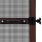 vidaXL Mosquitera con bisagras para puertas marrón 100x215 cm vidaXL Mosquitera con bisagras para puertas marrón 100x215 cm