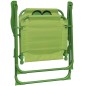 vidaXL Set mesa y sillas de jardín infantil 3 pzas con sombrilla verde vidaXL Set mesa y sillas de jardín infantil 3 pzas con sombrilla verde