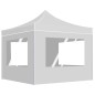 vidaXL Carpa plegable profesional con paredes aluminio blanco 3x3m vidaXL Carpa plegable profesional con paredes aluminio blanco 3x3m