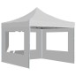 vidaXL Carpa plegable profesional con paredes aluminio blanco 3x3m vidaXL Carpa plegable profesional con paredes aluminio blanco 3x3m