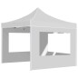 vidaXL Carpa plegable profesional con paredes aluminio blanco 3x3m vidaXL Carpa plegable profesional con paredes aluminio blanco 3x3m
