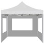 vidaXL Carpa plegable profesional con paredes aluminio blanco 3x3m vidaXL Carpa plegable profesional con paredes aluminio blanco 3x3m