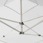 vidaXL Carpa plegable profesional con paredes aluminio blanco 3x3m vidaXL Carpa plegable profesional con paredes aluminio blanco 3x3m