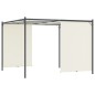 vidaXL Pérgola con tejado ajustable acero color blanco crema 3x3 m vidaXL Pérgola con tejado ajustable acero color blanco crema 3x3 m