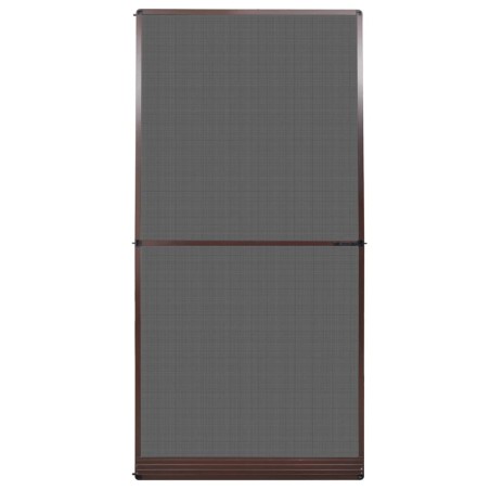 vidaXL Mosquitera con bisagras para puertas marrón 120x240 cm