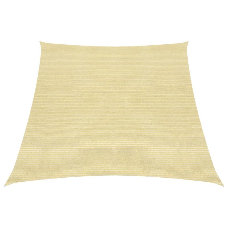 vidaXL Toldo de vela HDPE beige 160 g/m² 4/5x4 m vidaXL Toldo de vela HDPE beige 160 g/m² 4/5x4 m