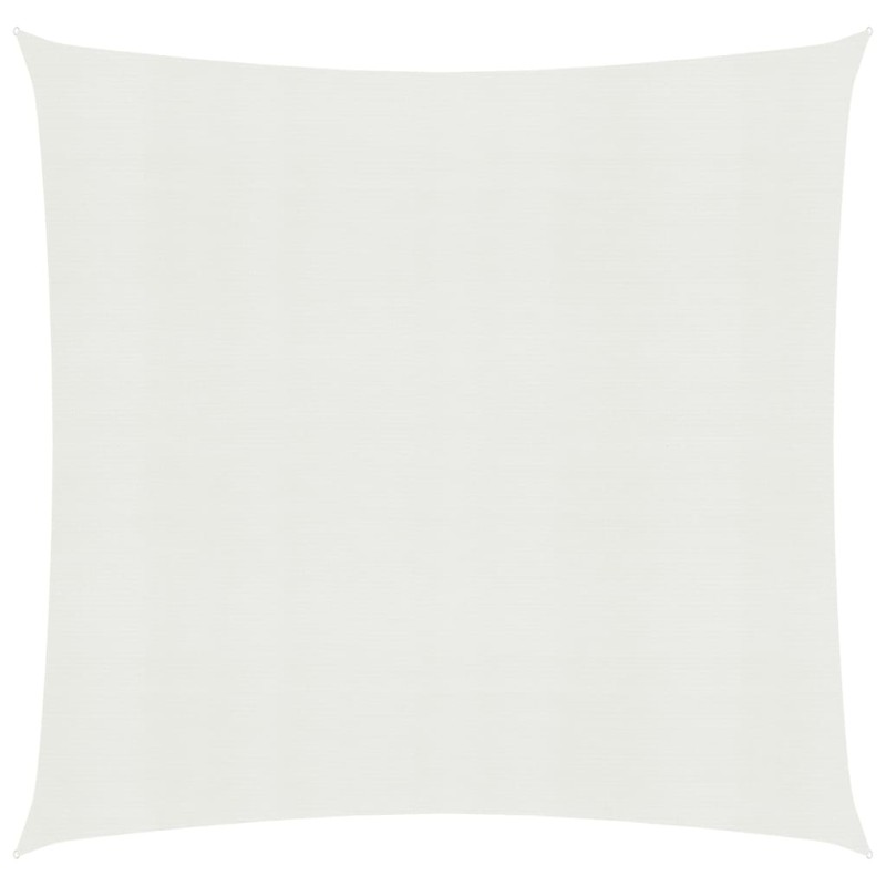 vidaXL Toldo de vela blanco HDPE 160 g/m² 7x7 m vidaXL Toldo de vela blanco HDPE 160 g/m² 7x7 m