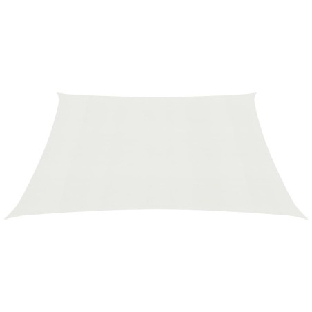 vidaXL Toldo de vela blanco HDPE 160 g/m² 7x7 m