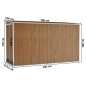 vidaXL Cobertizo jardín pared acero galvanizado marrón 118x288x178 cm vidaXL Cobertizo jardín pared acero galvanizado marrón 118x288x178 cm