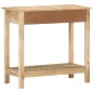 vidaXL Mesa consola de madera maciza de mango 80x35x74 cm