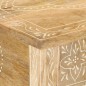vidaXL Mesa consola de madera maciza de mango 80x35x74 cm