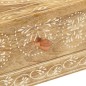 vidaXL Mesa consola de madera maciza de mango 80x35x74 cm