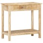 vidaXL Mesa consola de madera maciza de mango 80x35x74 cm