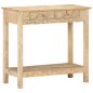 vidaXL Mesa consola de madera maciza de mango 80x35x74 cm