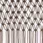 vidaXL Cortina de macramé algodón gris taupé 140x240 cm vidaXL Cortina de macramé algodón gris taupé 140x240 cm