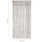 vidaXL Cortina de macramé algodón gris taupé 140x240 cm vidaXL Cortina de macramé algodón gris taupé 140x240 cm