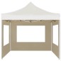 vidaXL Carpa plegable profesional con paredes aluminio crema 3x3 m vidaXL Carpa plegable profesional con paredes aluminio crema 3x3 m