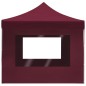 vidaXL Carpa plegable profesional y paredes aluminio rojo tinto 4,5x3m vidaXL Carpa plegable profesional y paredes aluminio rojo tinto 4,5x3m