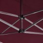 vidaXL Carpa plegable profesional y paredes aluminio rojo tinto 4,5x3m vidaXL Carpa plegable profesional y paredes aluminio rojo tinto 4,5x3m